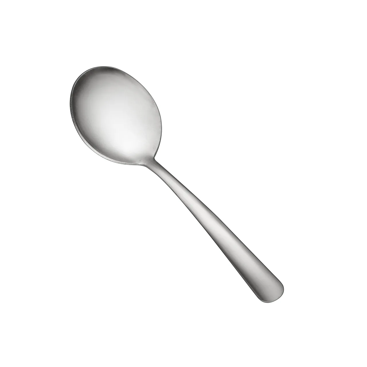 CAC China 1002-04 Windsor Bouillon Spoon, 6" Length, Medium Weight, 18/0 Stainless Steel - 1 Dozen