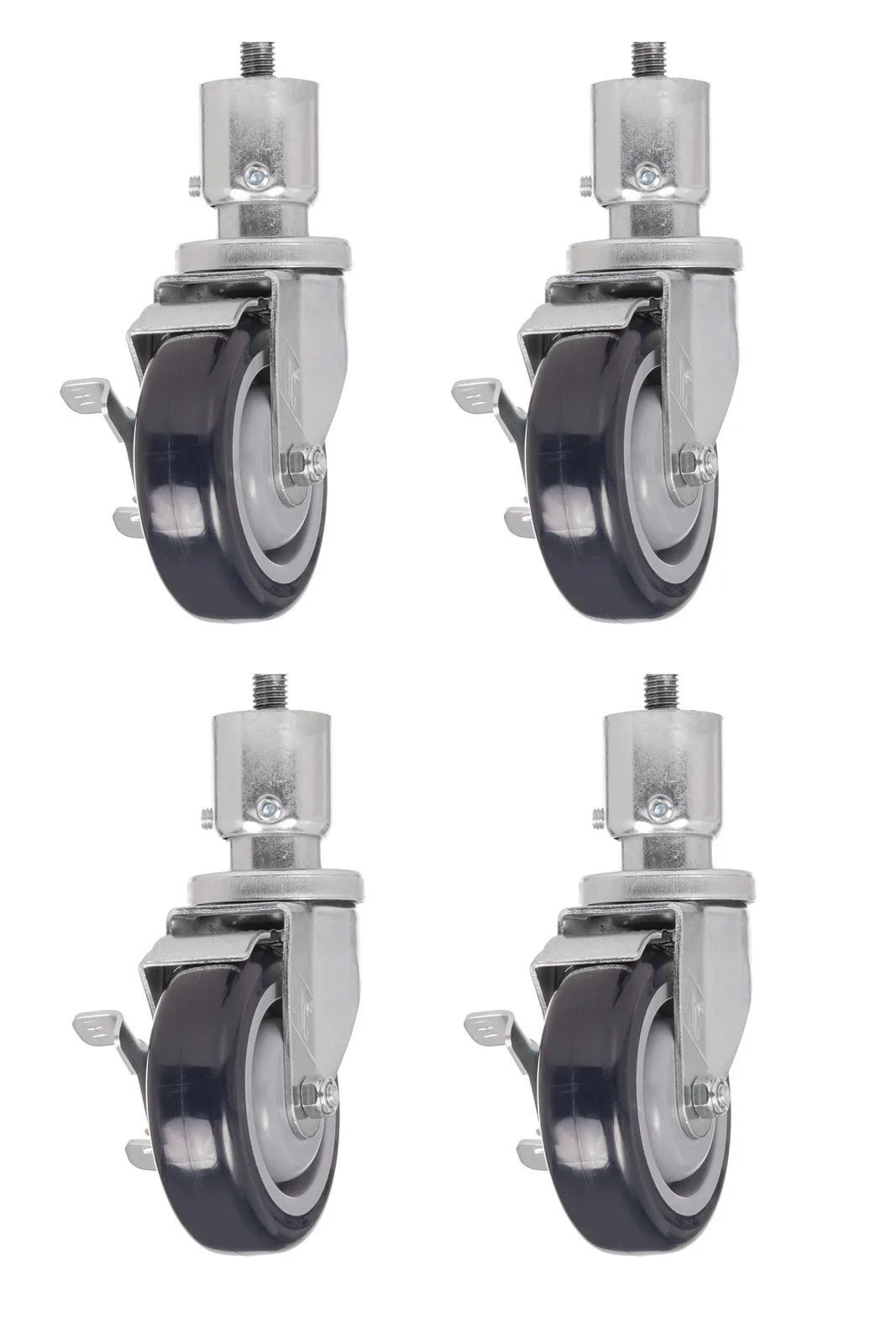 Vulcan CASTERS-VULSCR@2 Set of 4 Adjustable Casters, 6" Overall Height