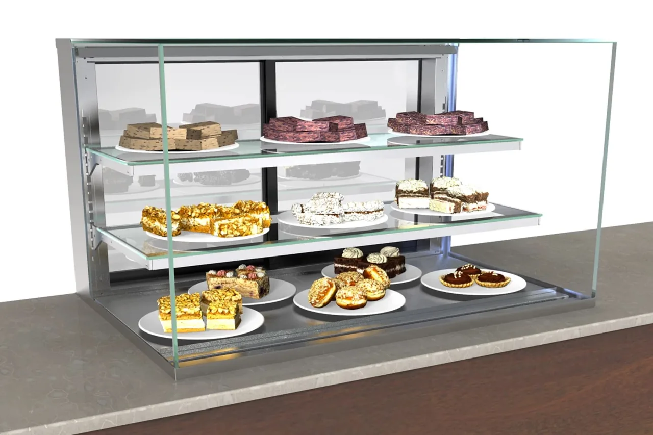 Structural Concepts NE4827DSV 48" Reveal® Service Non-Refrigerated Slide In Counter Case