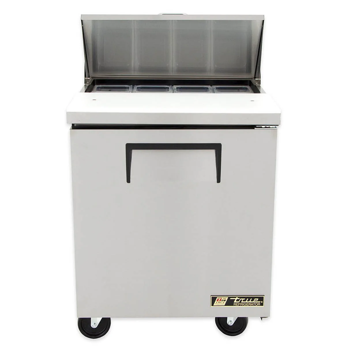 True TSSU-27-08-HC 27" One Section Sandwich / Salad Prep Table w/ 1 Door, 8 Pans