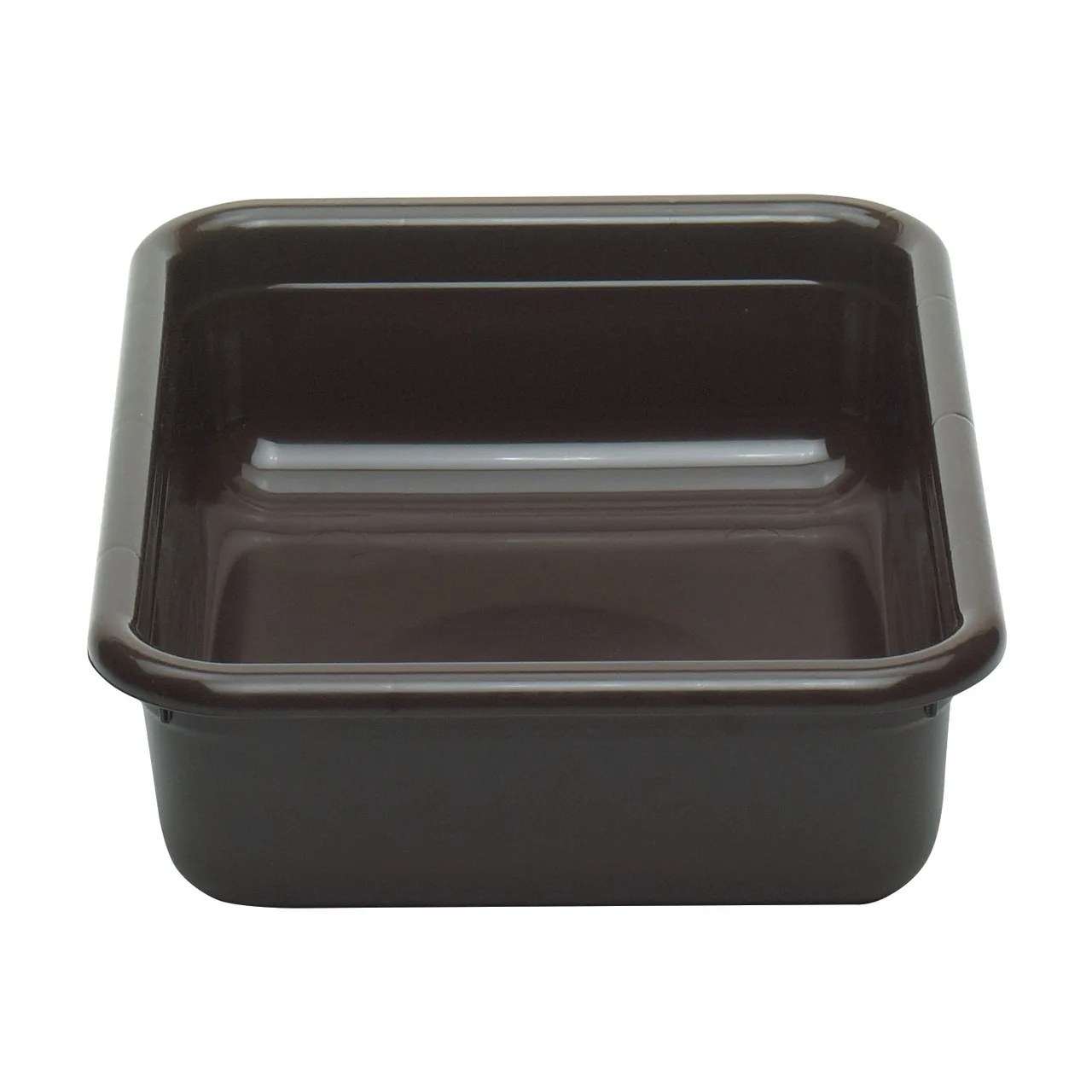 Cambro 1520CBR131 Bus Box, 15-5/16"L x 19-15/16"W x 4-15/16"H, Hi-Impact Plastic, Dark Brown, 1-Compartment