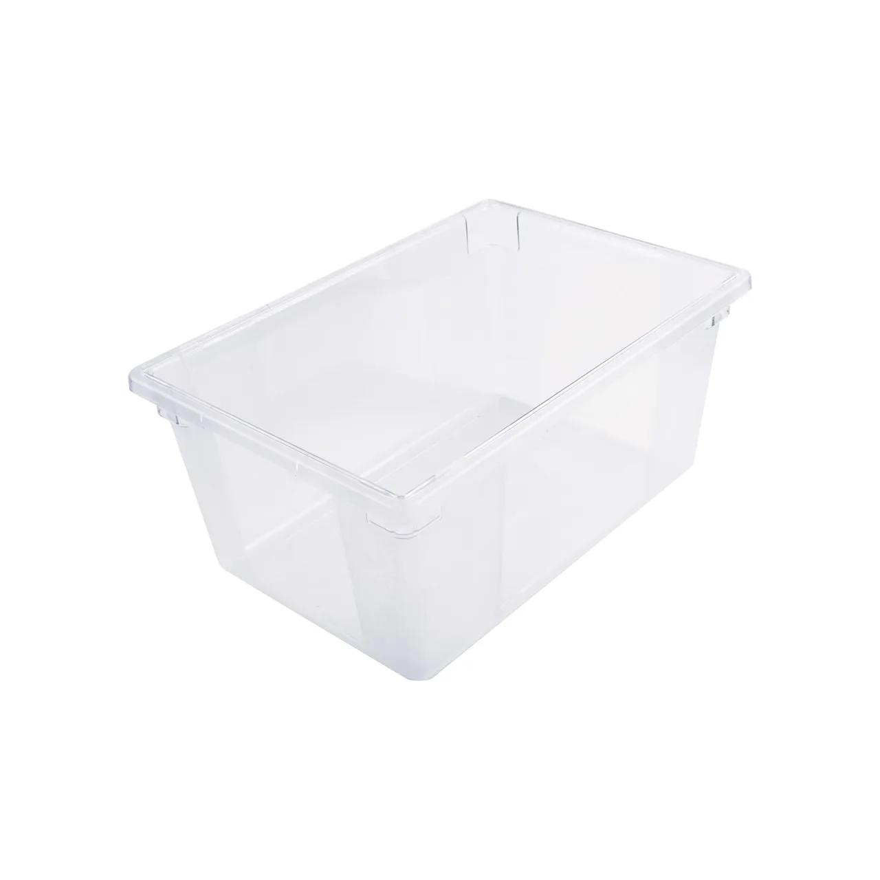 CAC China FS1F-12C Food Storage Box, 17 Gallon, 26"L x 18"W x 12"H, Polycarbonate, Clear
