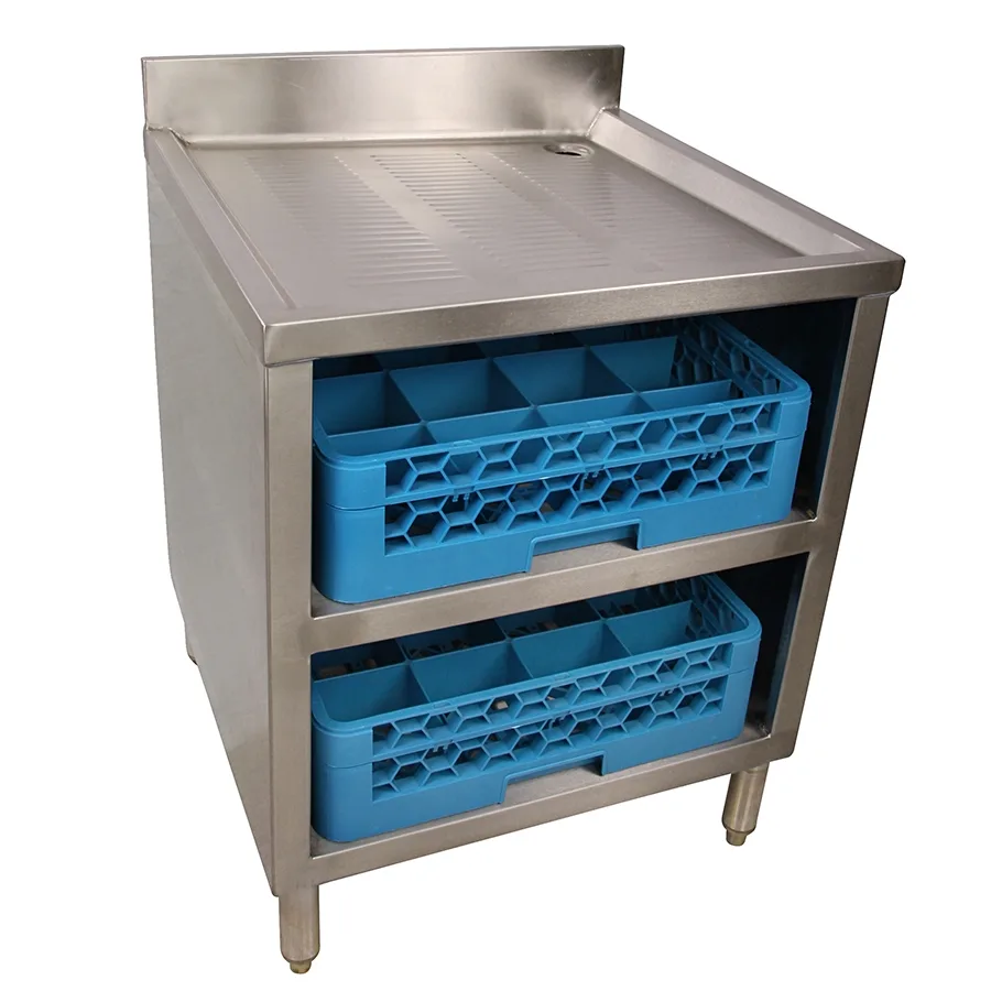 BK Resources UB4-21-GC241 Underbar Glass Rack Unit, Drainboard Top