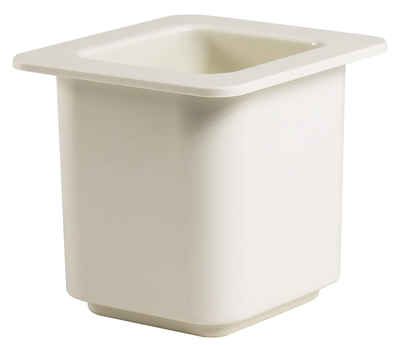 Cambro 66CF148 Coldfest Gastronorm Pan, 1/6 Size, 6" Deep, White Plastic, Made in USA