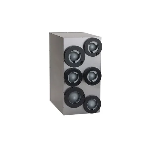 Antunes DACS-60 In-Counter Dial-A-Cup Dispenser w/ 4xDAC-05 & 2xDAC-10 Components