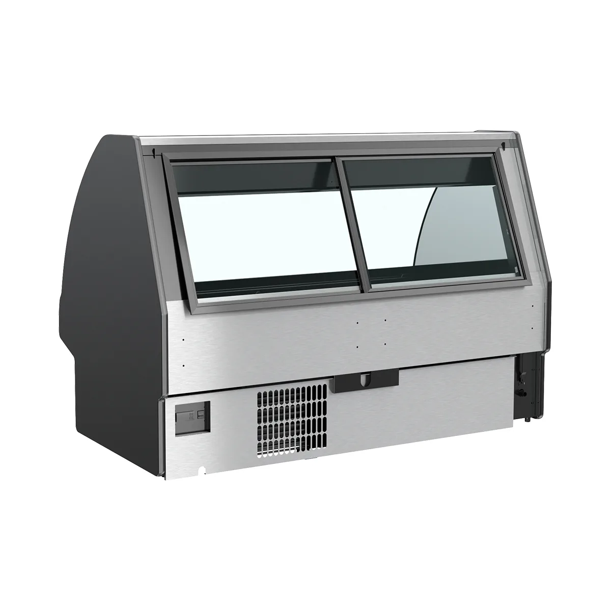 Structural Concepts GMG5 63" Single Duty Curved Refrigerated Meat Display Case, Remote