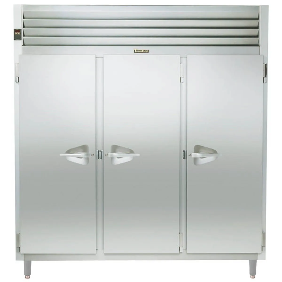Traulsen AHT332NPUT-FHS 76" 3-Section Pass-Thru Refrigerator w/ 6 Solid Doors, Top Mount, 73.6 cu. ft.