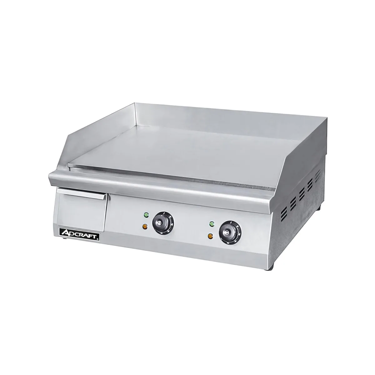 Adcraft GRID-24 24" Countertop Electric Griddle with 24" x 15.5" Surface, Thermostatic Controls, 208/240v
