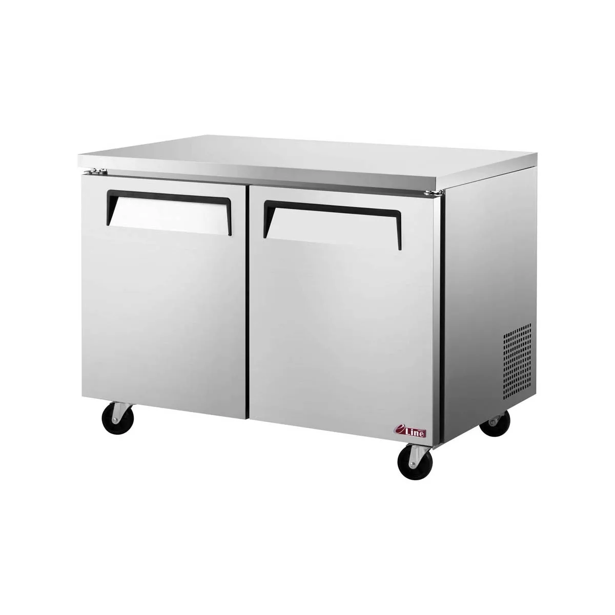 Turbo Air EUF-48-N-V 48" 2-Section Undercounter Freezer w/ 2 Doors, 13.2 cu. ft.