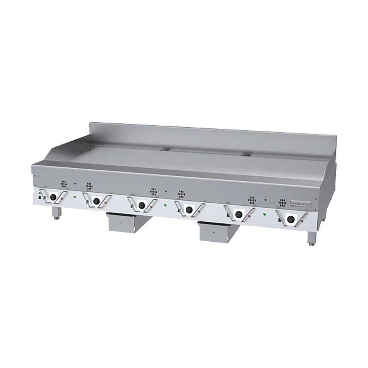 Garland US Range CG-72R 72" Countertop Thermostatic Gas Griddle, Rear Drain, 180.000 BTU