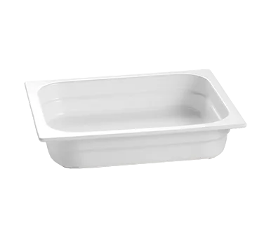 TableCraft CW310X Aluminum Food Pan – 3‑1/2 qt., 12‑3/4” × 10‑3/8”, 2‑1/2” deep, Orange Duracoat, NSF