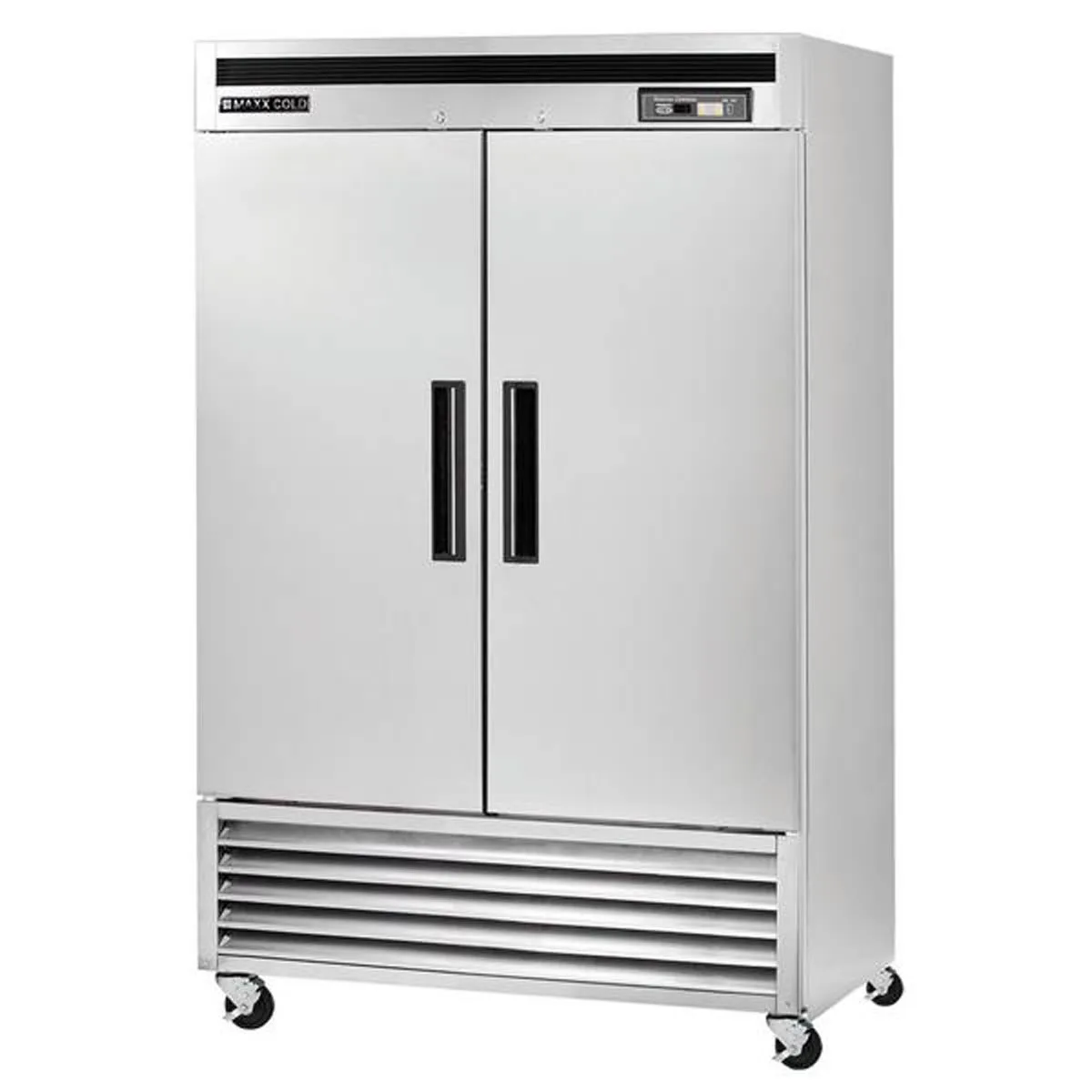 Maxx Cold MCF-49FDHC 54" 2-Solid Door Reach-In Freezer, Bottom Mounted, 42.8 cu. ft., Stainless Steel