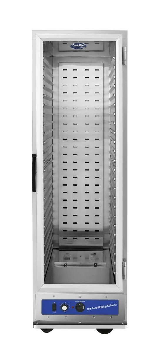 Atosa USA ATWC-24 Full Height 1-Door Clear Heated Holding Cabinet, 24 Pans, Stainless Steel