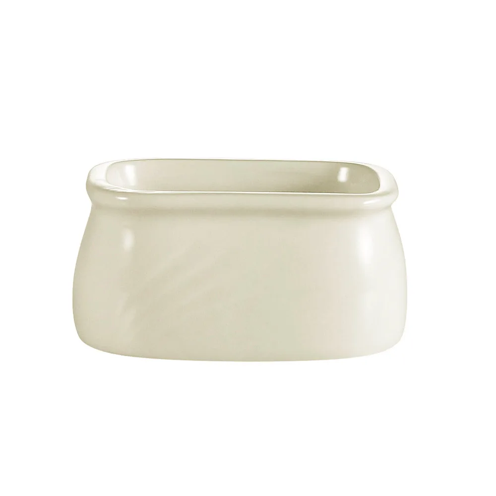 CAC China GAD-HSP - Porcelain Sugar Holder, 3.75" x 2.5" x 2.25", Bone White - 1 Dozen