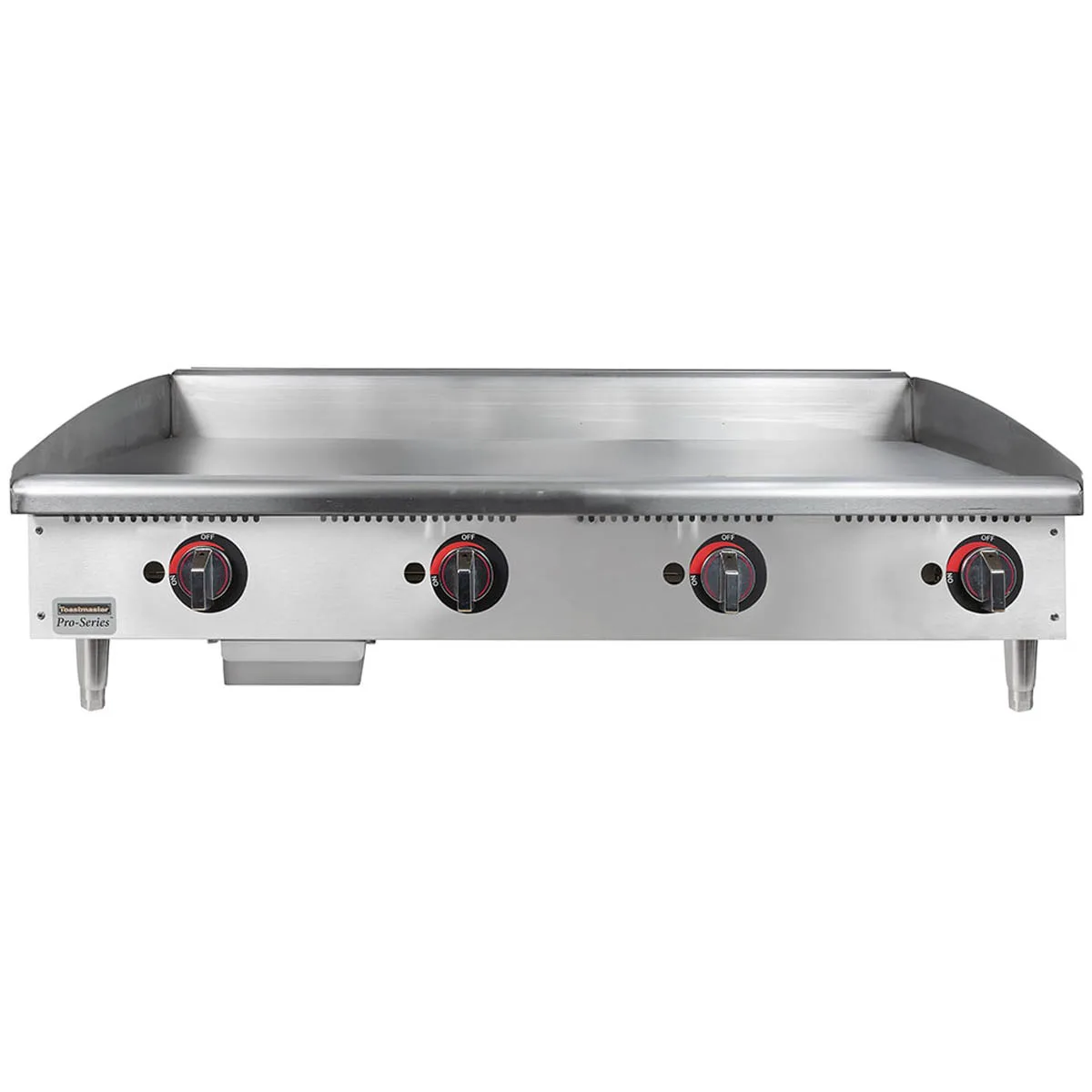 Toastmaster TMGM48 48" Countertop Manual Gas Griddle, 3/4" Steel Plate, 80.000 BTU