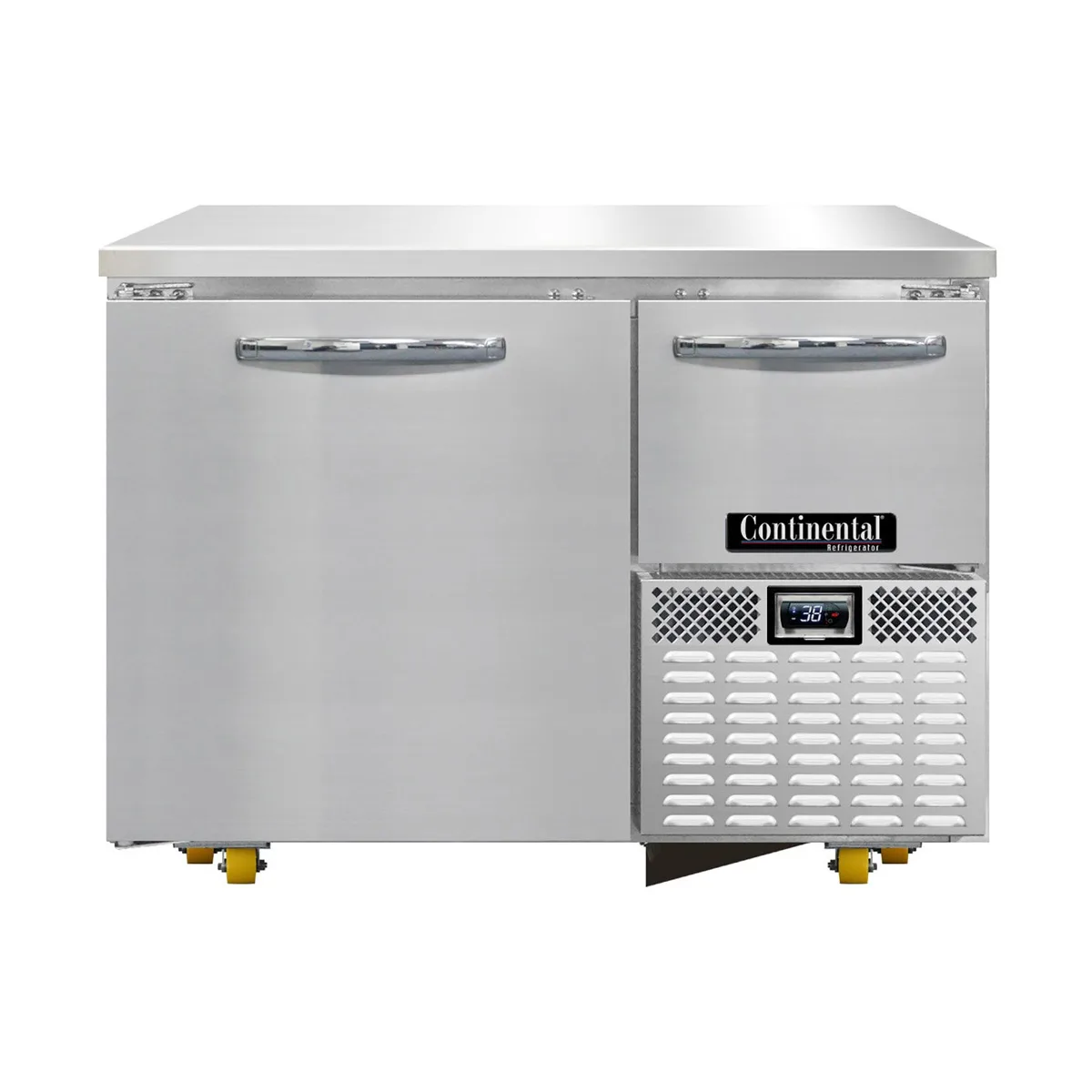 Continental Refrigerator RA43N-U 43" Undercounter Refrigerator w/ 1 full & 1 Half Doors