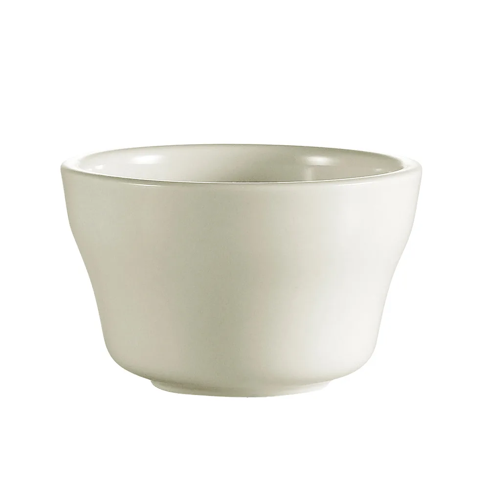 CAC China REC-46 - 6 oz White Bouillon Cup, 3‑7/8" Dia. x 2‑1/4" H, Dishwasher Safe - 1 Dozen