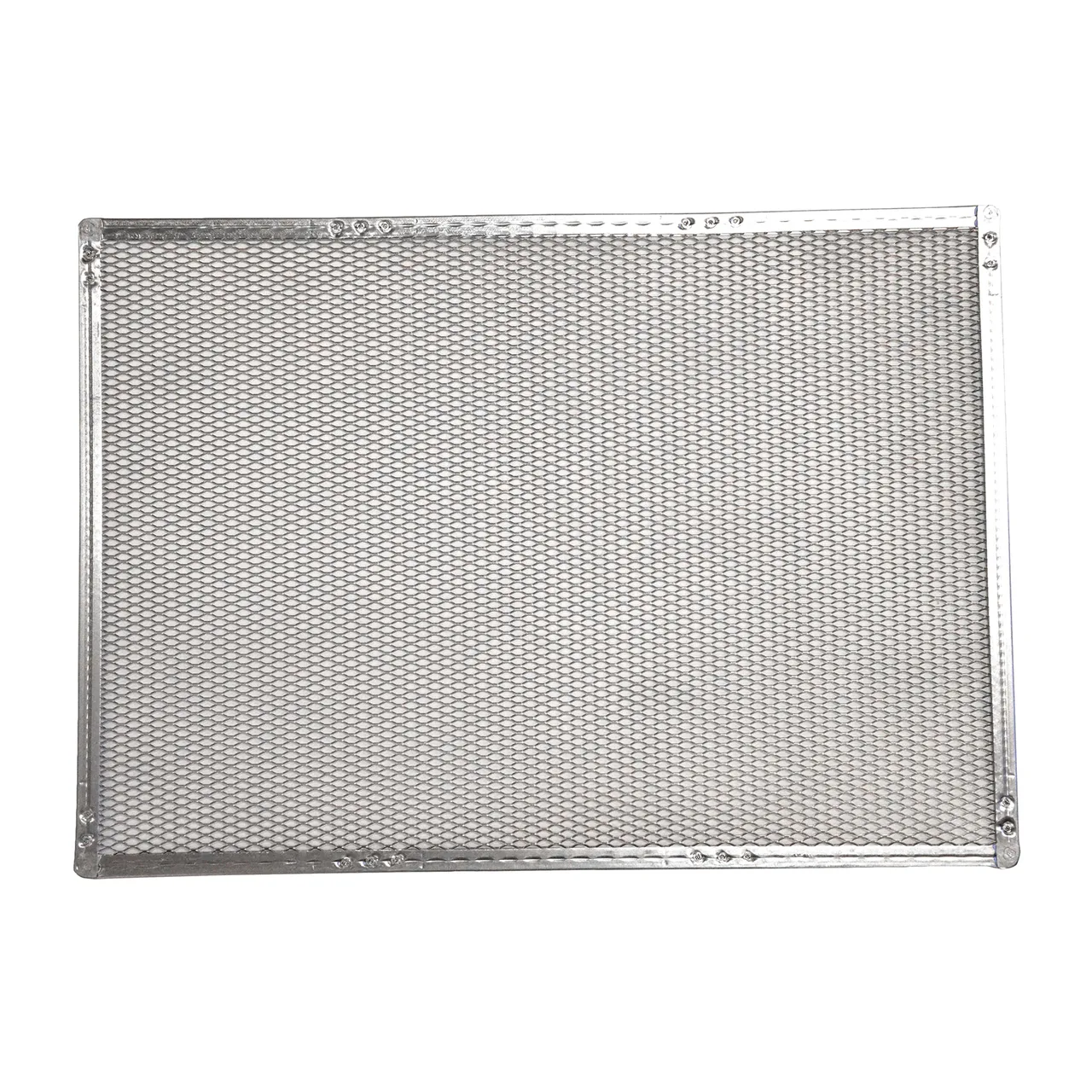 Omcan USA 13464 Pizza Screen, 18" x 26" Rectangular Crimped Aluminum, 26" Size