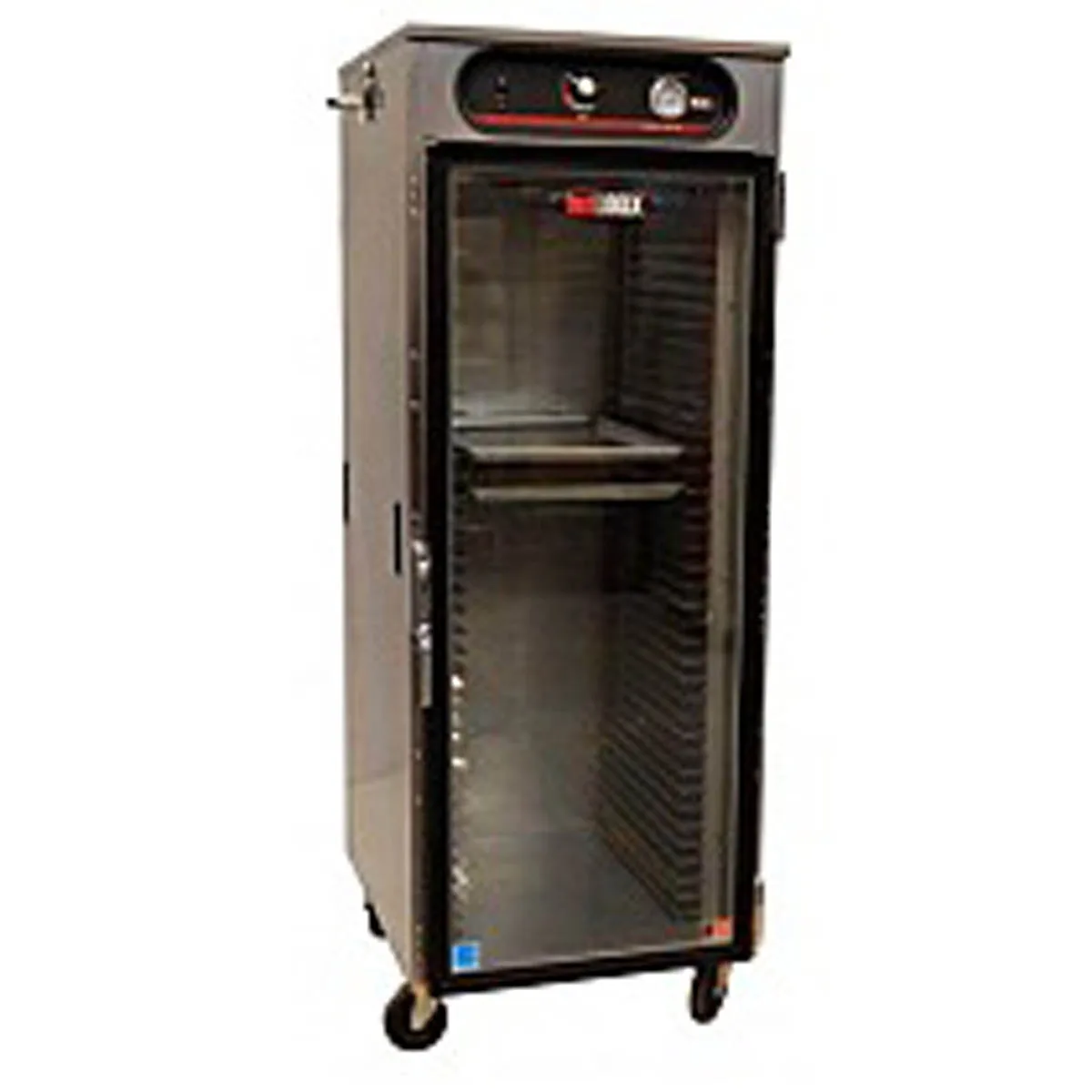 Carter-Hoffmann HL8-18 "Full Height" 1-Door Solid Heated Holding Cabinet, Stainless Steel, 73"-78" Height, 36×12"x20"/18×18"x26" Pan Capacity