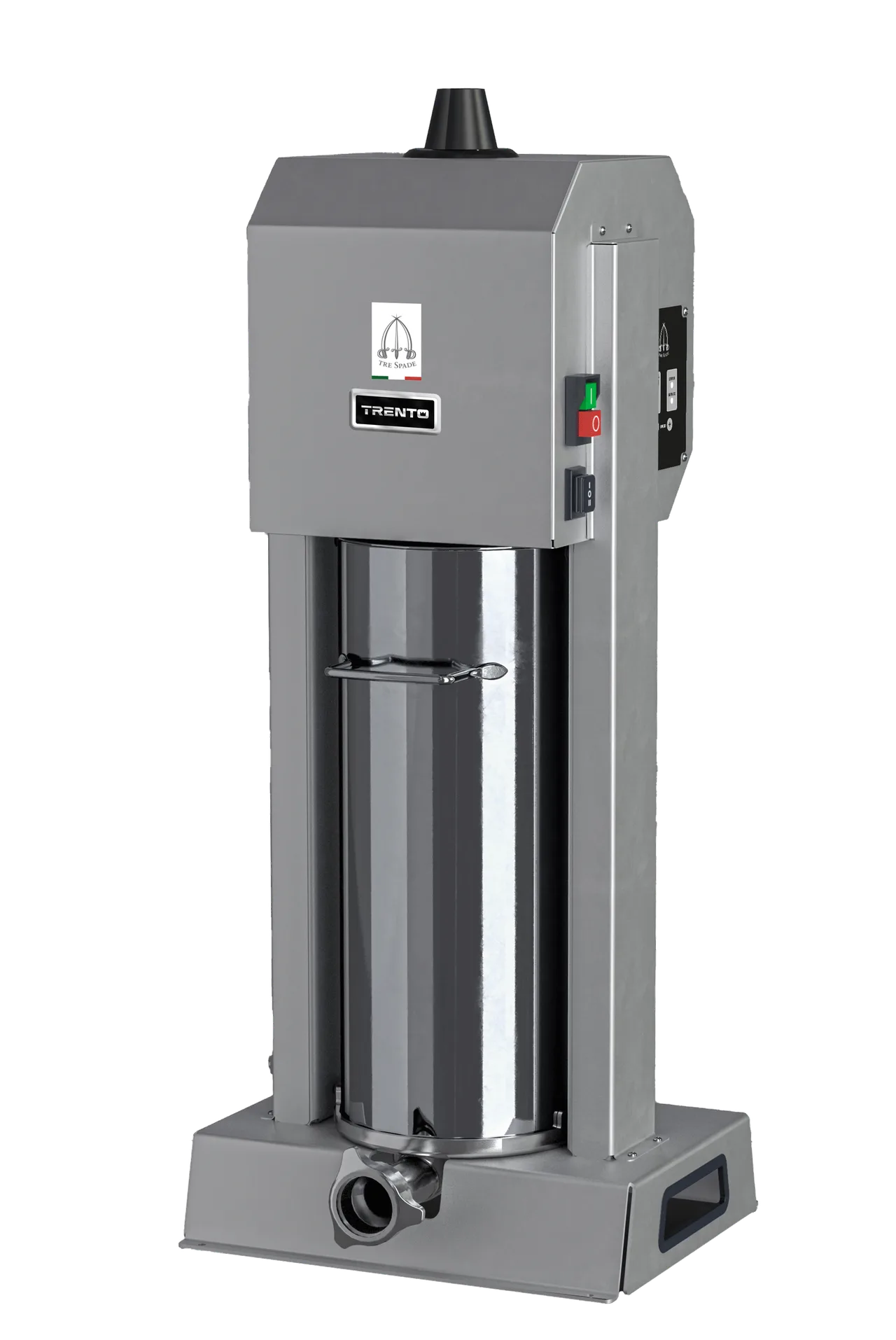 Omcan USA 48309 Trento Electric Vertical Sausage Stuffer, 33 lbs. capacity, Stainless Steel, 200W, 110V