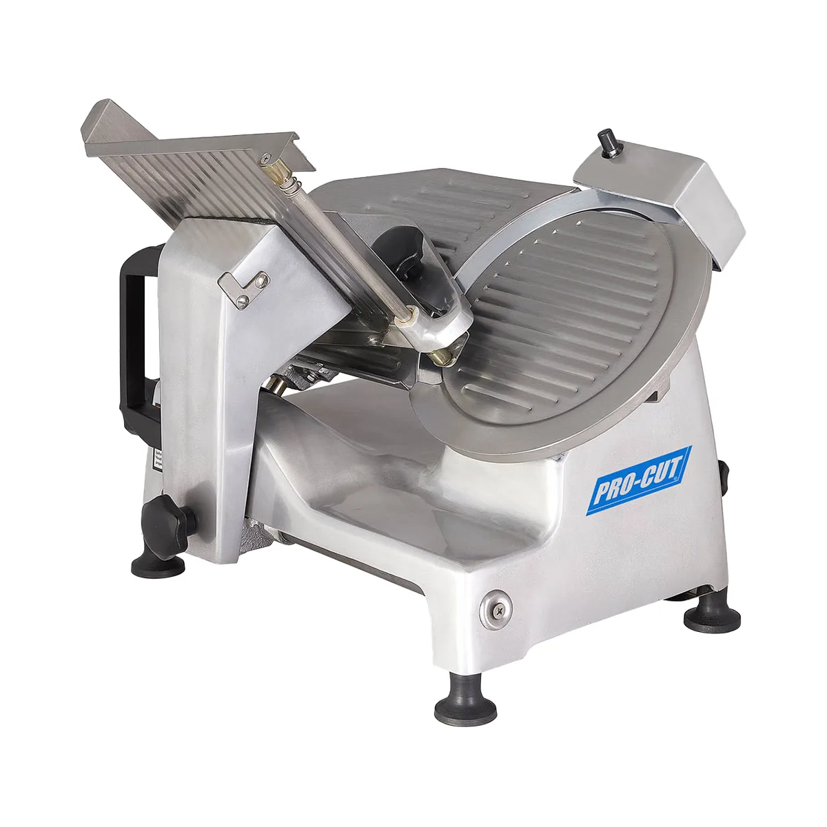 Pro-Cut KDS-10 Manual Feed Meat Slicer, 10" Chromium Steel Blade, 45° Gravity Feed, 1/3 HP, Anodized Aluminum Body