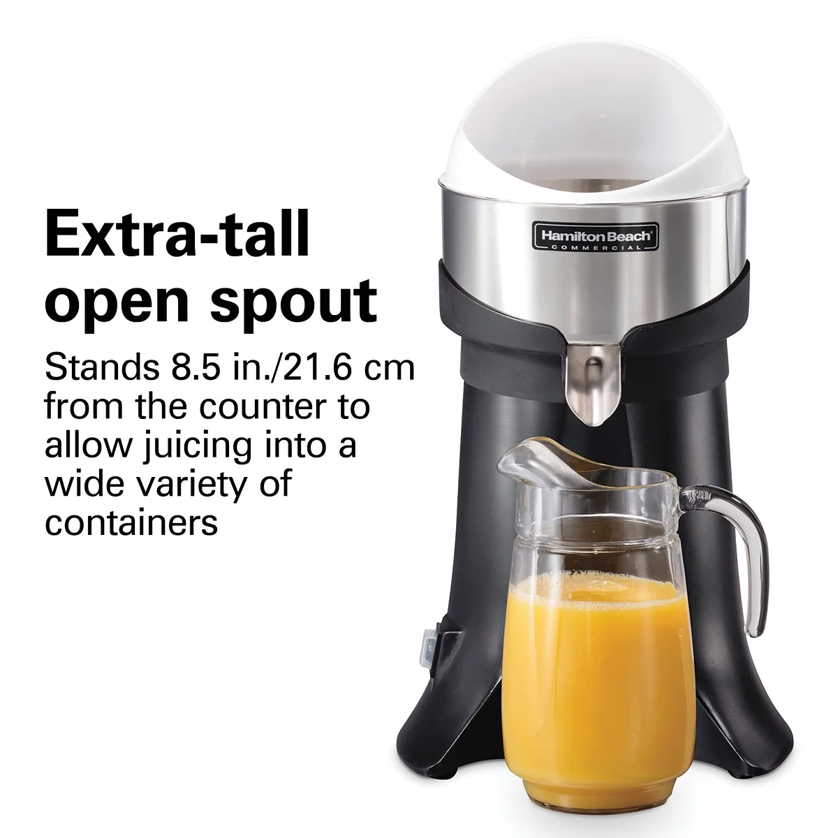 Hamilton Beach HCJ967R-CE (International) Citrus Juicer, Electric, Countertop