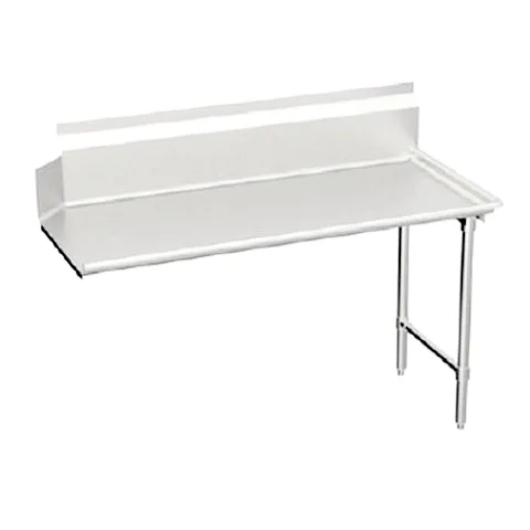 Omcan USA 28479 - 60" S.Steel Clean Straight Dishtable - 10" Splash Height, 18 Gauge / Right Side