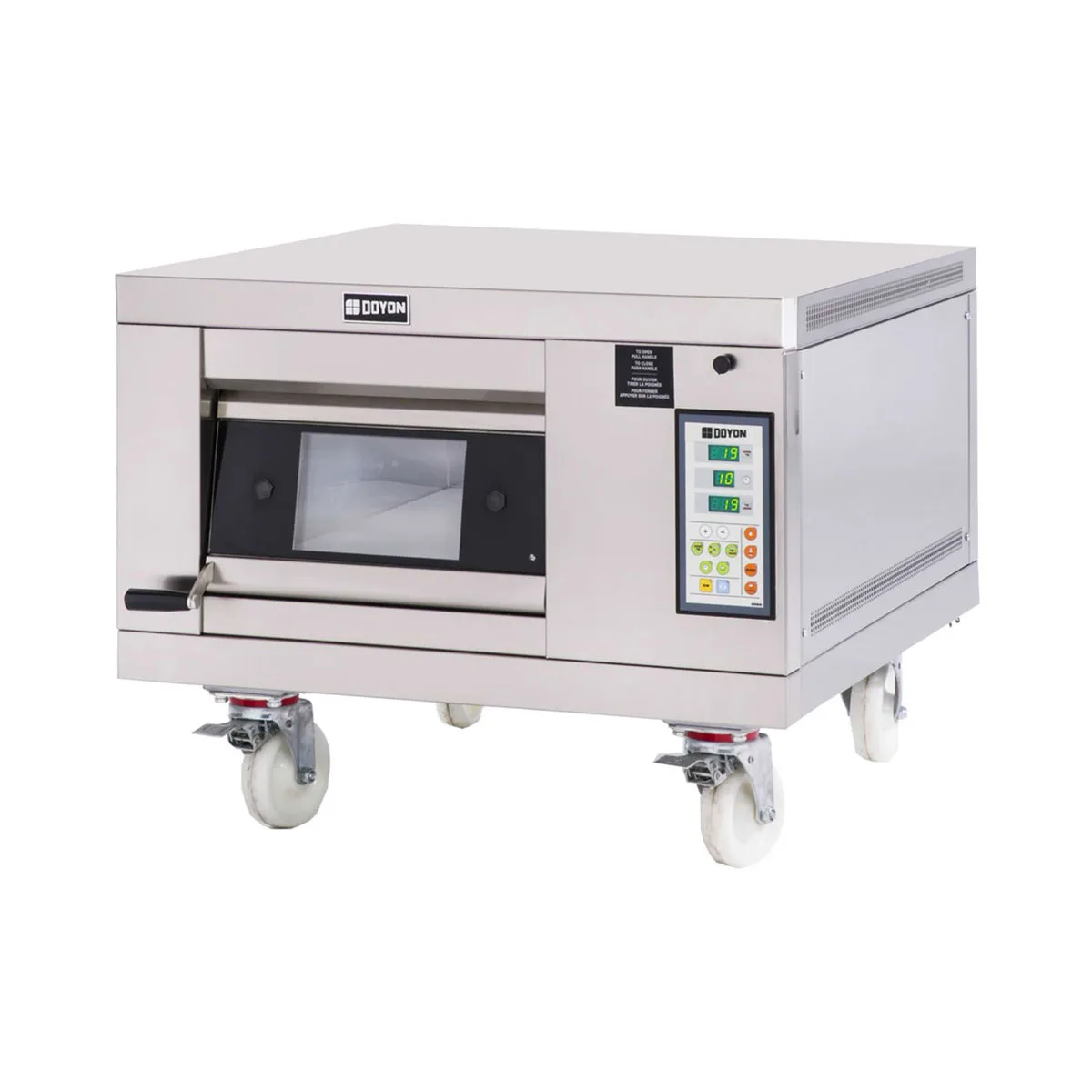 Doyon 1T1 35" Electric Artisan Stone Single-Deck Oven w/ Stone Heart Deck, 1-Pan Capacity