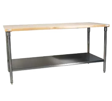 Winholt WTSS3648 Work Table, 48"W X 36"D X 34"H, Open Bar Style