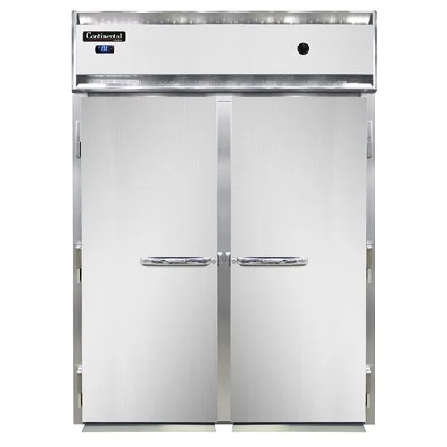 Continental DL2WI 2-Section "Full Height" 2-Door Solid Door Heated Holding Cabinet