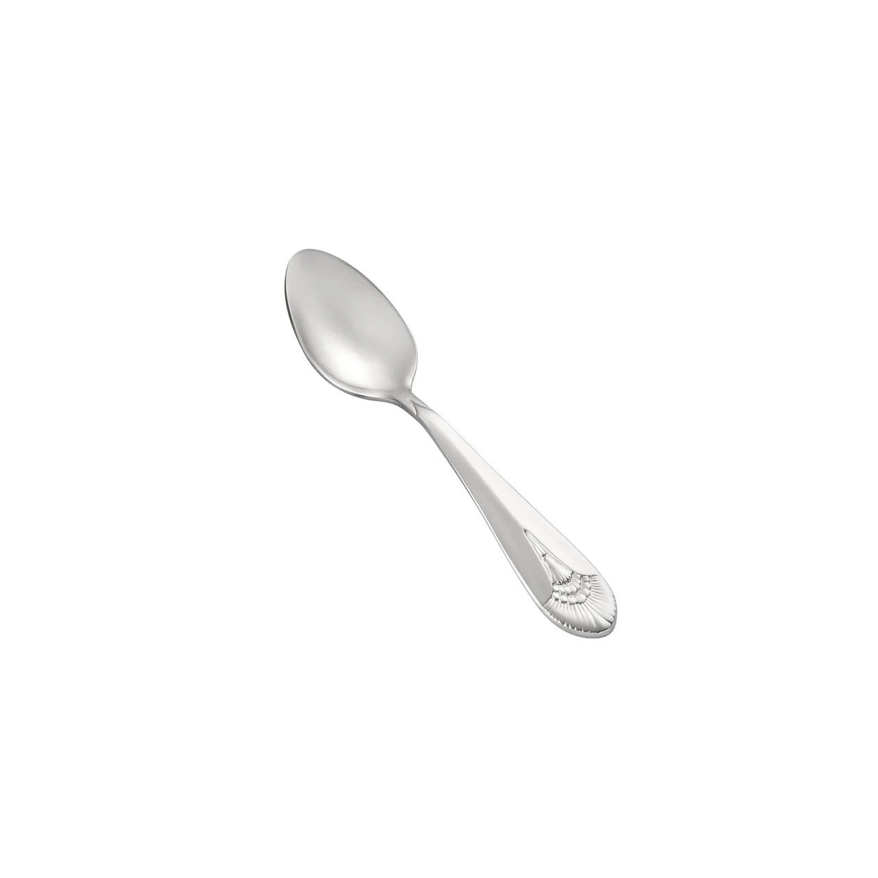CAC China 8001-09 Royal Demitasse Spoon, 4-5/8" Length, Extra Heavy, 18/8 Stainless Steel - 1 Dozen