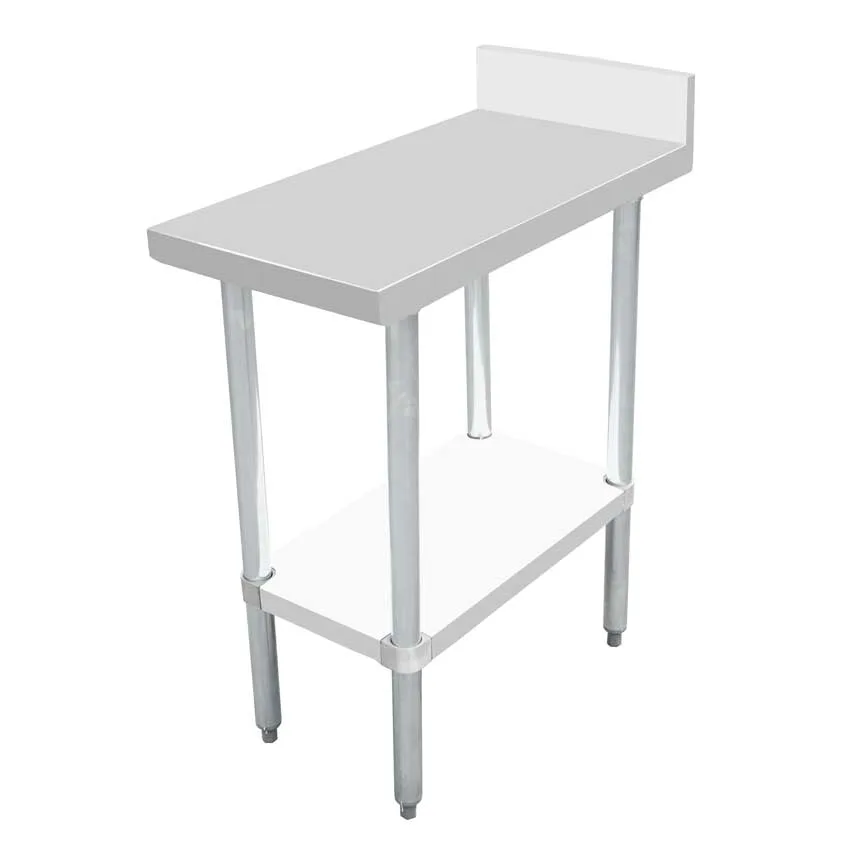 Omcan USA 46514 Stainless Steel Top 12" - 21" Work Table