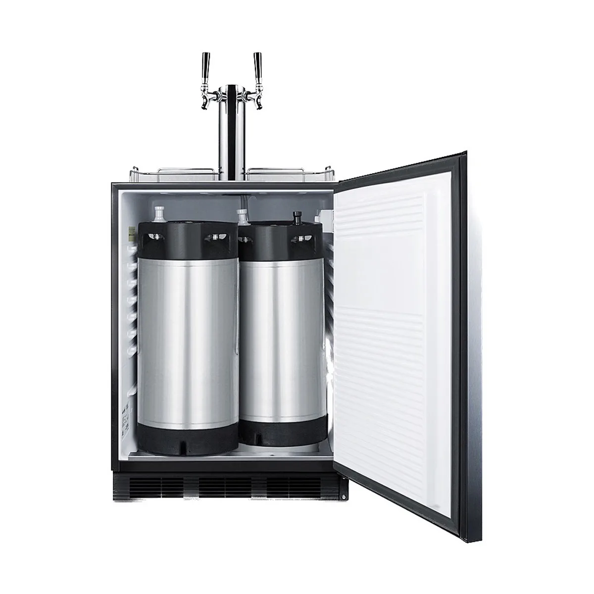 Summit SBC58BLBIADACFTWIN 24" Built-in Cold Brew Coffee Dispenser, ADA / 5.5 cu. ft. - 115V
