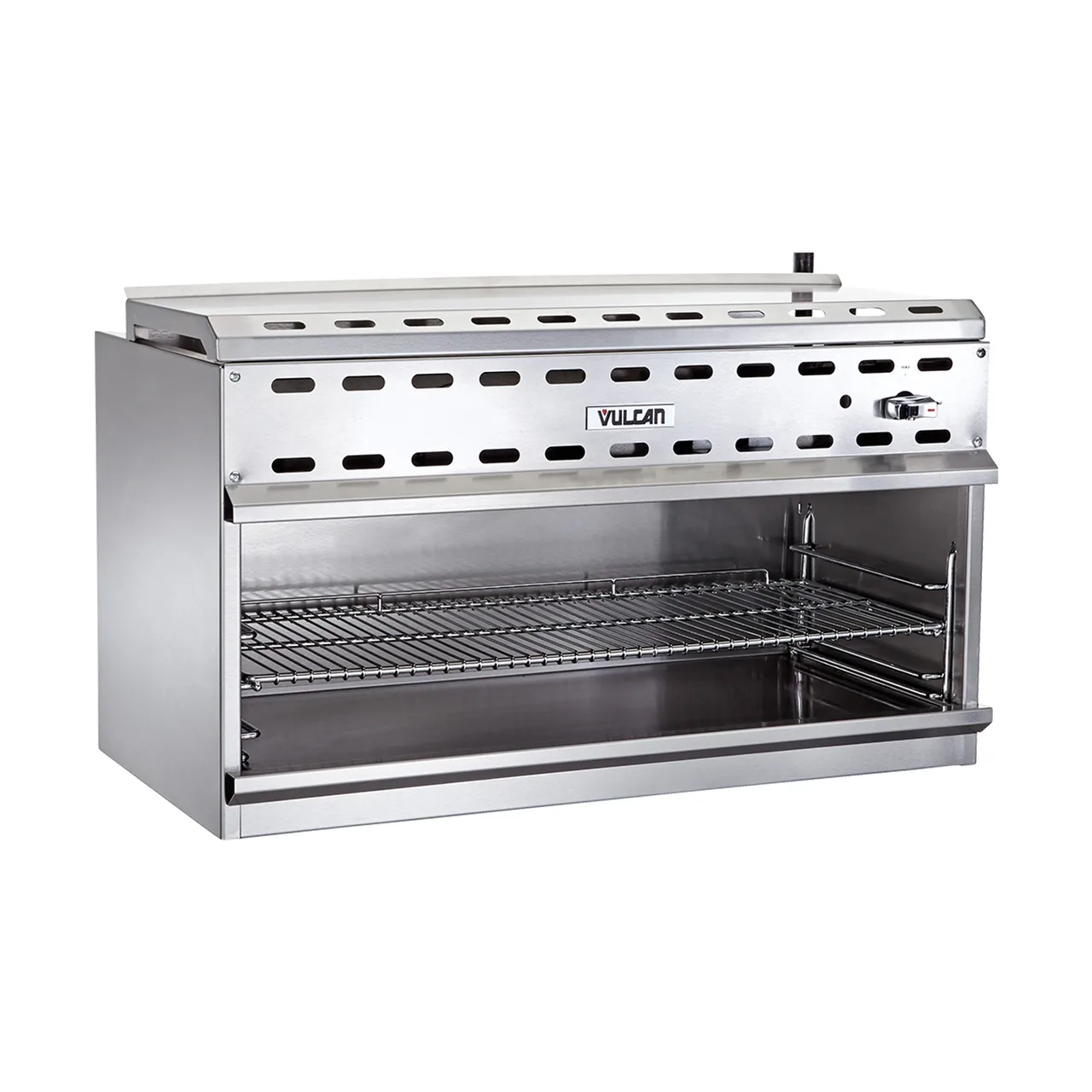 Vulcan VICM48 48" Gas Cheesemelter w/ 2 Infrared Burners, Stainless Interior