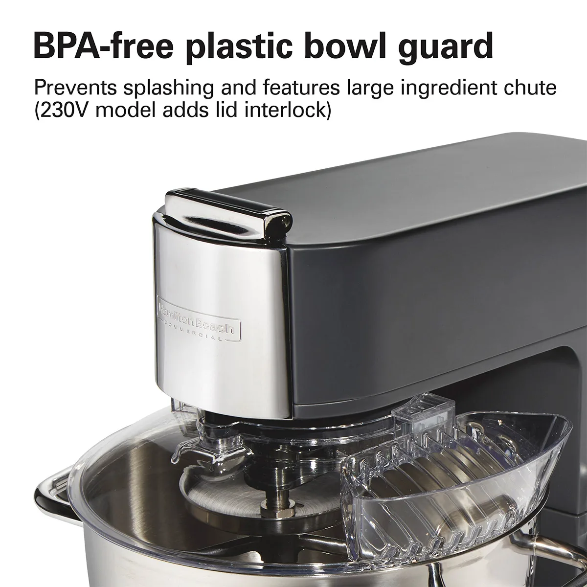 Hamilton Beach CPM800-CE Stand Mixer Commercial Planetary Mixer, 8 qt. Capacity, Variable Speed