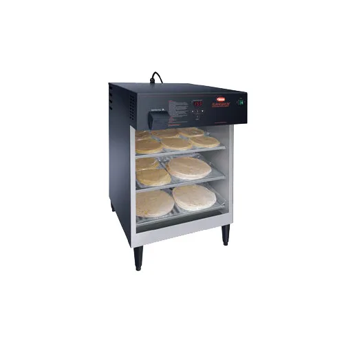 Hatco FSHACH-3 Flav-R-Savor Heated Display Cabinet, Countertop, 3-Tier Slides, Humidified Heat, 4" Legs