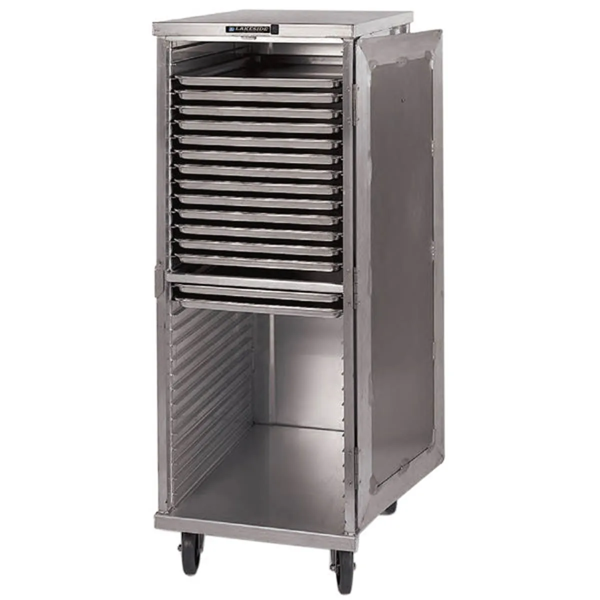 Lakeside 5531 26 Pan Capacity End Load Aluminum Enclosed Bun / Sheet Pan Rack