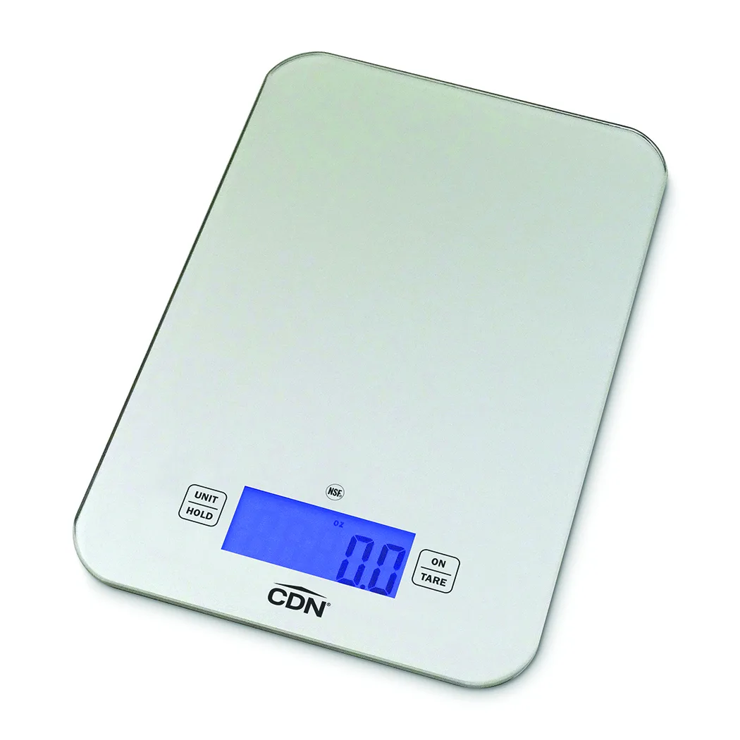 CDN SD1502-S Digital Portion Control Scale, 6"W X 9-3/16"D X 5/8"H Overall