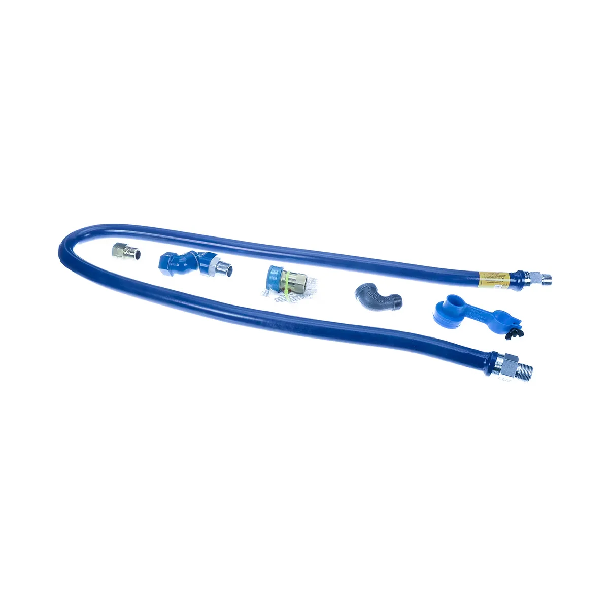Dormont 1675BPQS72 SnapFast 72" Gas Connector Kit w/ Swivel MAX and Elbow, 3/4" Diameter
