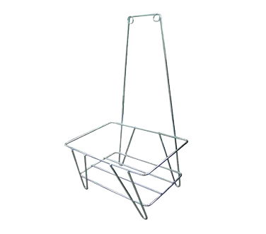 Omcan USA 13026 Shopping Hand Basket Stand, 30" Height, 1 Tier, 50 lb – Display Stand