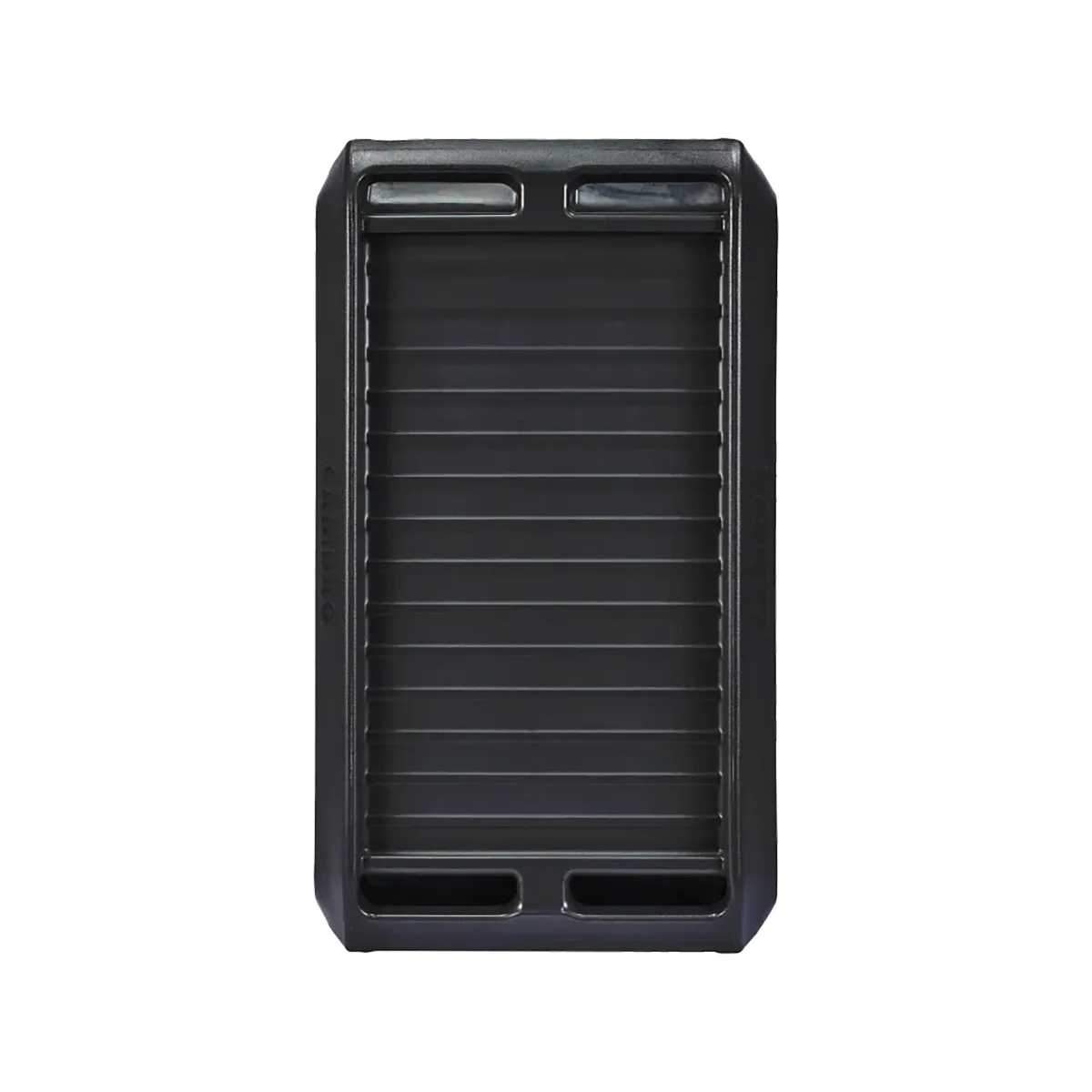 Cambro BC225110 NSF Black Polyethylene 3-Shelf Service Cart - 28" x 16" x 32.25"