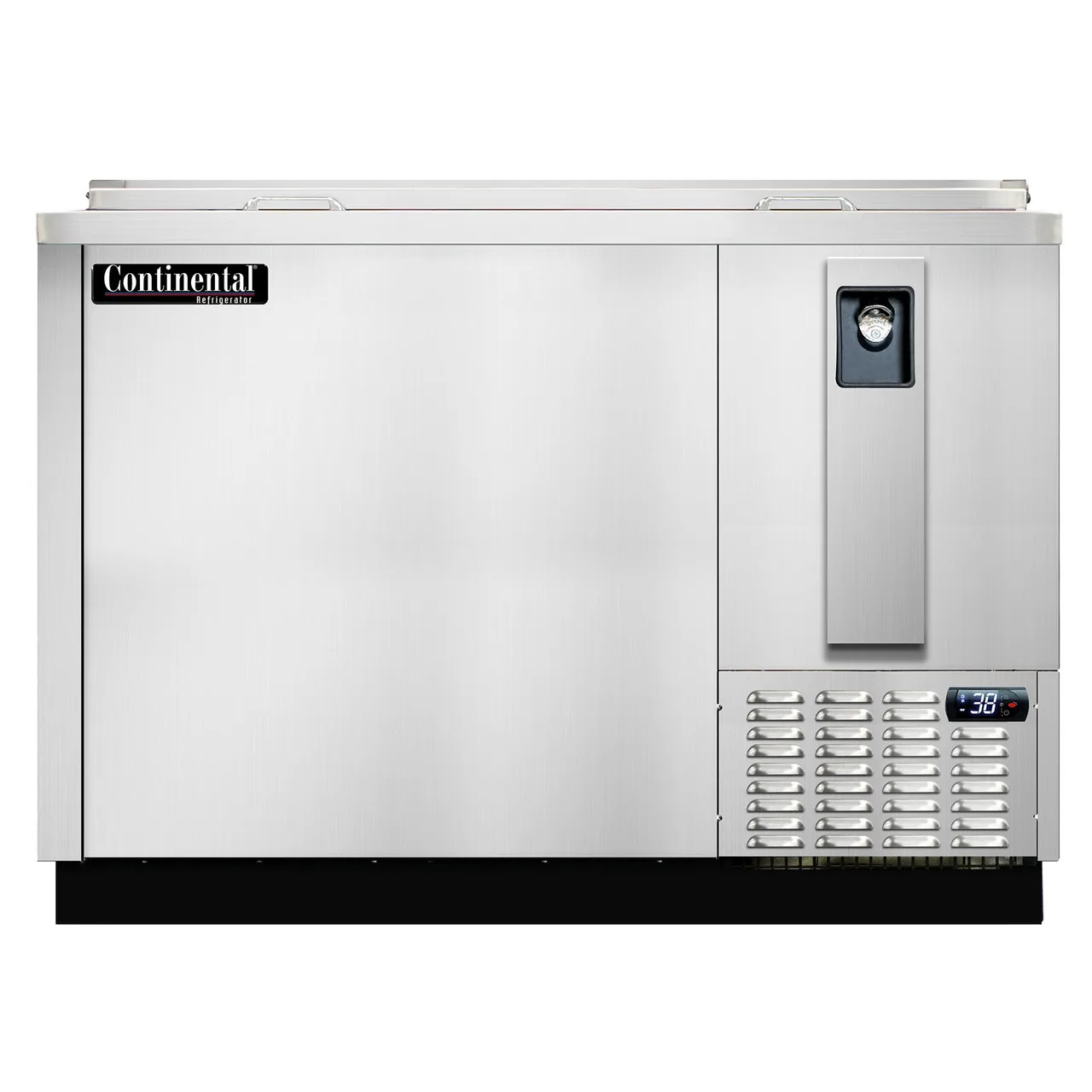 Continental Refrigerator BC50NSS 50" Stainless Steel Horizontal Bottle Cooler