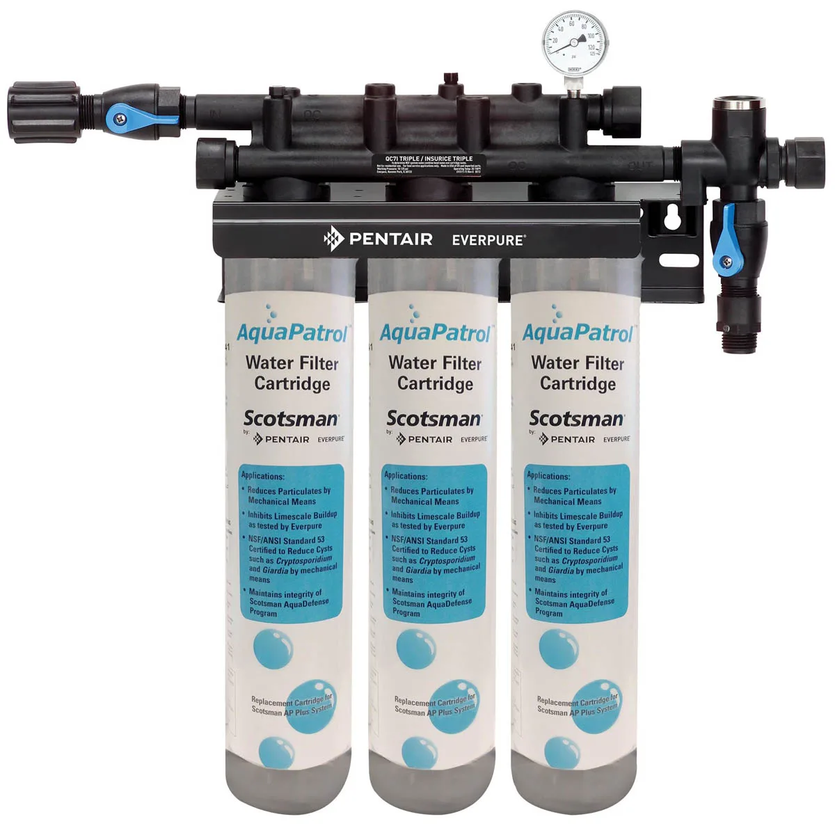 Scotsman AP3-P AquaPatrol Plus Triple Water Filtration System