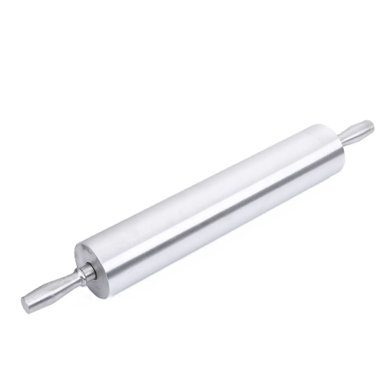CAC China RPAH-015 Rolling Pin, 15" Long Handle, Aluminum Construction, 3" Diameter