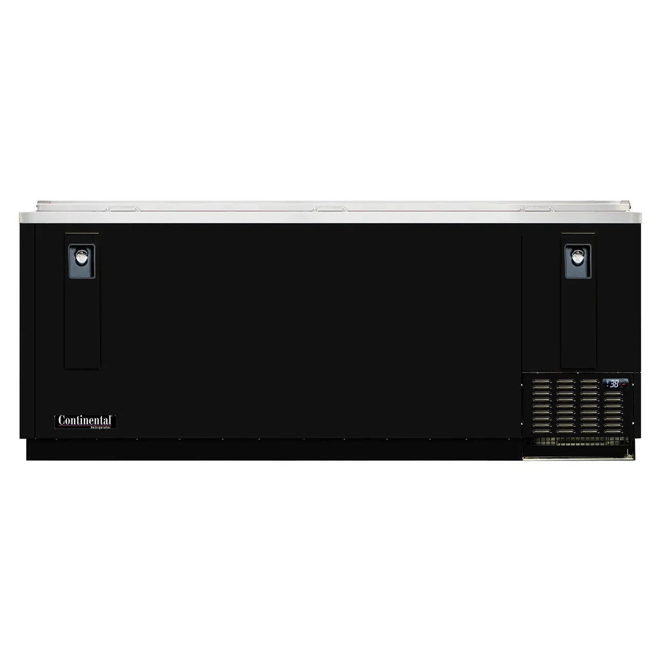 Continental Refrigerator BC95N 95" Black Horizontal Bottle Cooler