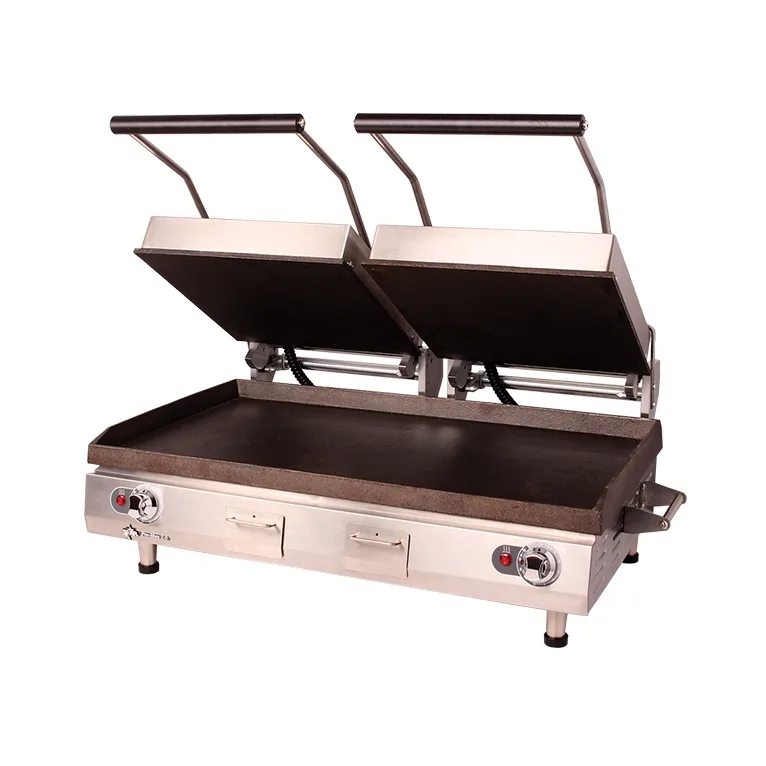Star PSC28IE Double Cast Iron Sandwich Grill w/ Smooth Plates, Electronic Controls, 208/240V