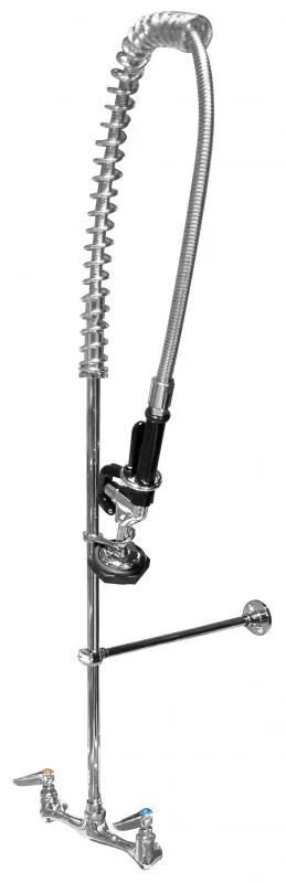 Omcan USA 22123 (22123) Pre-Rinse Assembly, Wall Mount, 8" Centers, 20" Riser