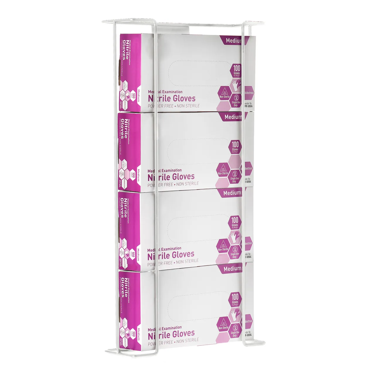 Alpine Industries ALP485-05-WHI Glove Dispenser, 4 Box Capacity