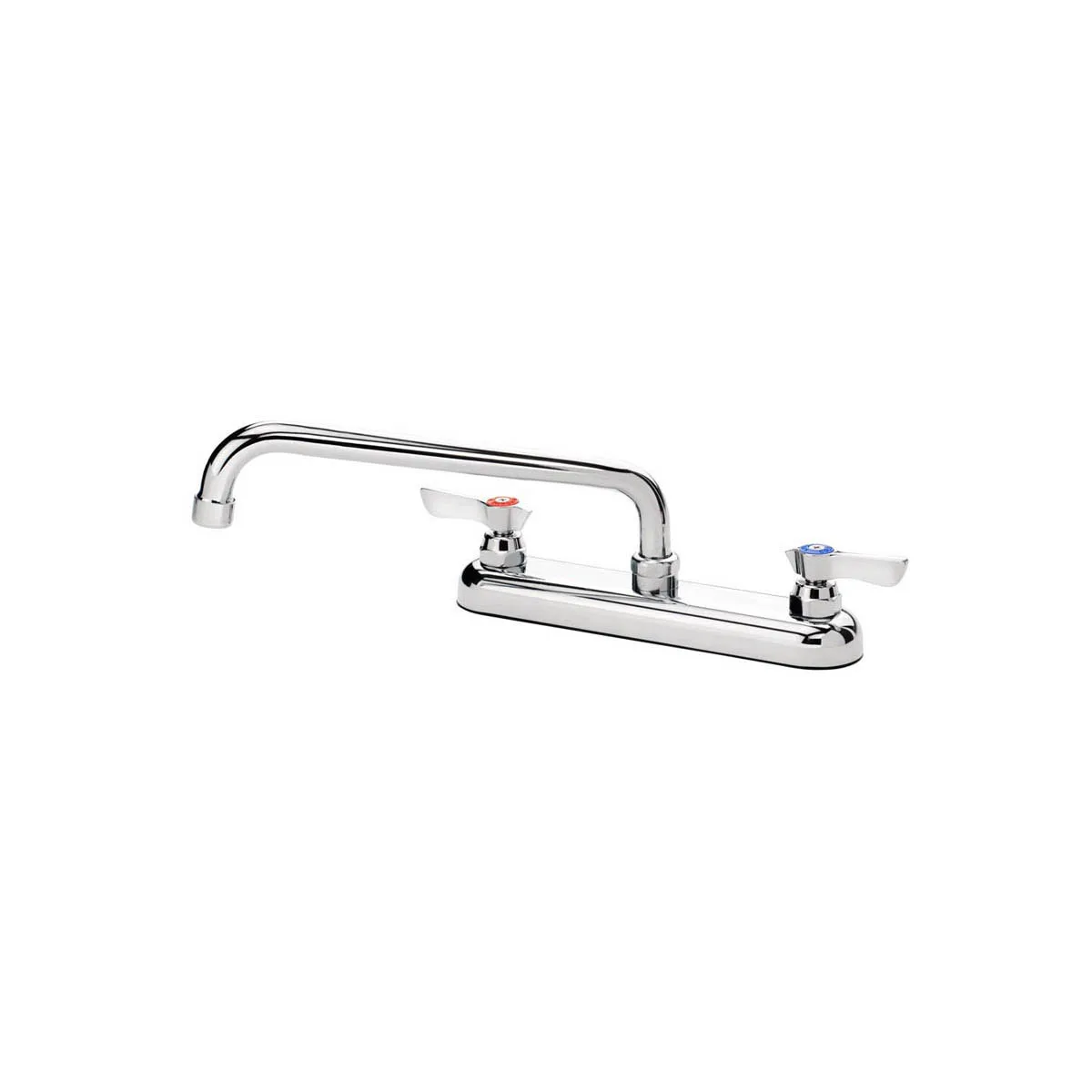 Krowne 13-810L Silver Series Low Lead Deck Mount Faucet w/ 8" Centers, 10" Swing Spout