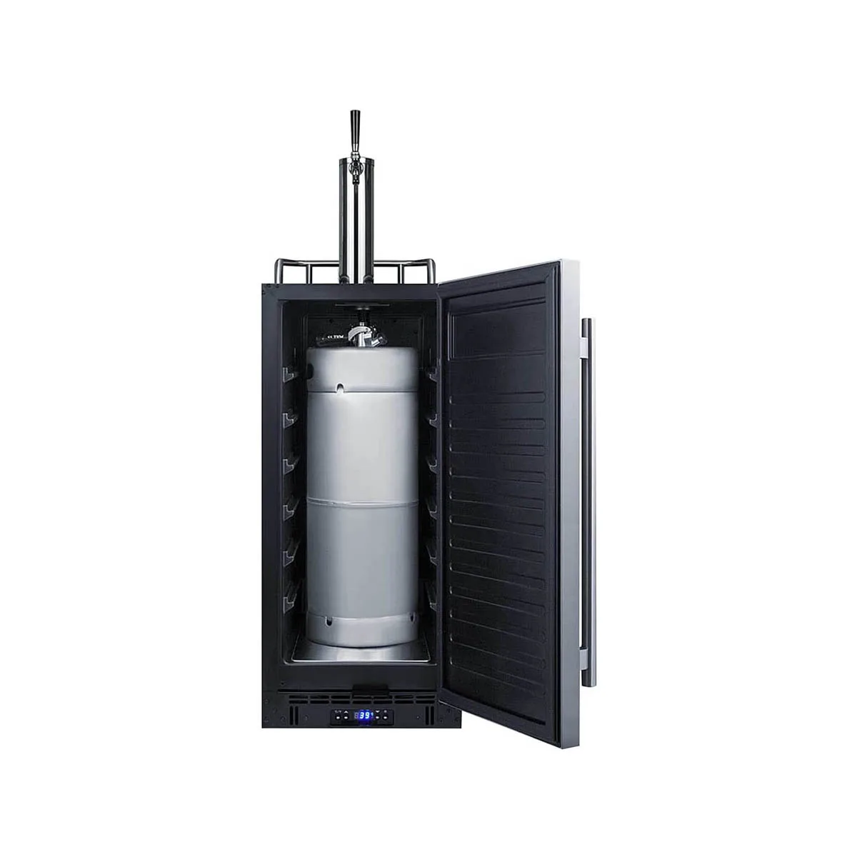 Summit SBC15BEER 15" 1 Tower Draft Beer Cooler Dispenser, 2.9 cu. ft.